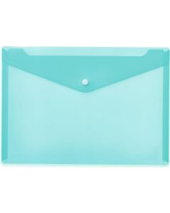 Pochette enveloppe DL à bouton-pression - Transparente HERMA