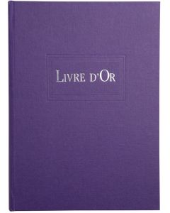 Livre d'Or - Violet 22 x 17 cm LE DAUPHIN