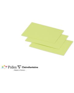 Photo POLLEN : Carte de papier Vert bourgeon - Format 70 x 95 mm 21240C
