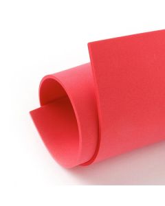 Caoutchouc Mousse - Rouge pur - 200 x 290 mm : FOLIA Lot de 10 Visuel