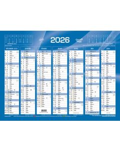Calendrier de banque 2026 - 430 x 335 mm QUO VADIS