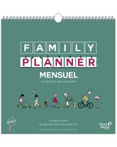 Planning familial / Calendrier 2024/2025 - Mensuel QUO VADIS photo
