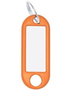 Lot de 10 Porte-clés - Orange : WEDO Visuel