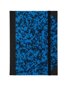 Carnet de Notes Pages lignées 22 x 17 cm - Marbré Bleu LE DAUPHIN