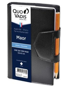 Agenda 2025 Journalier de poche - 85 x 130 mm QUO VADIS Maor