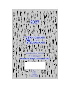 Planning des congés 2027 - Vacances et absences EXACOMPTA Image