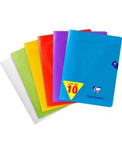 Cahier 17 x 22 cm - 48 pages - Grands Carreaux CLAIREFONTAINE Mimesys