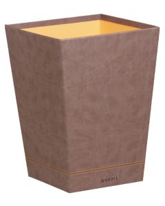 Corbeille à papier RHODIARAMA -  270 x 270 x 320 mm - Chocolat RHODIA 