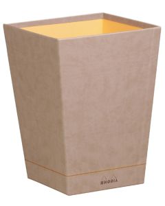 Corbeille à papier RHODIARAMA -  270 x 270 x 320 mm - Taupe RHODIA 