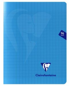 Cahier A4 - 96 pages - Grands Carreaux - Violet CLAIREFONTAINE Mimesys