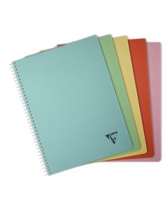 Cahier reliure intégrale A4 - Quadrillé - Jaune paille CLAIREFONTAINE Linicolor Exemple modèle
