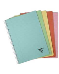 Cahier reliure intégrale A4 - Quadrillé - Vert sauge CLAIREFONTAINE Linicolor Exemple modèle