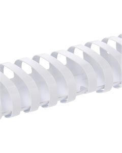 Baguettes de 21 anneaux - 32 mm - Blanc : GBC Lot de 50