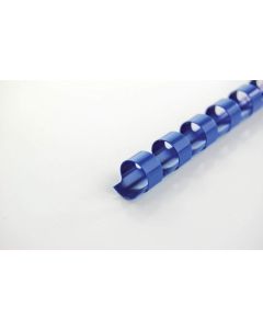 Baguettes de 21 anneaux - 14 mm - Bleu GBC Lot de 100