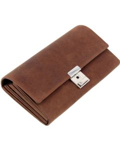 Porte-monnaie de Serveur en Cuir avec chaînette en métal - Noir : ALASSIO Image