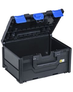 Boîte de rangement - 396 x 296 x 215 mm - Noir/Bleu ALLIT EuroPlus MetaBox 215