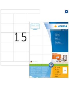 Étiquettes adhésives blanches - Multi-usages 4618  Herma 