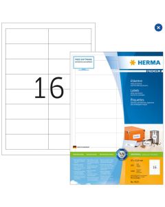 Étiquettes adhésives blanches - Multi-usages 4619  Herma 