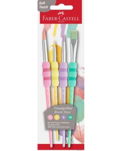 Pinceaux pastel n° 4, 8, 10 et 12 : FABER-CASTELL Lot de 4 image