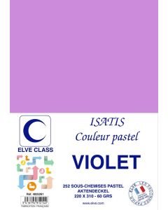 Sous-Chemise pour dossier A4 - Violet ELVE Isatis 4825261
