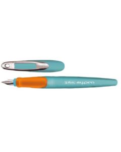 Stylo plume My Pen - Droitier - Turquoise/Orange HERLITZ  image