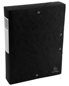 Boîte de classement Scotten - Dos 60 mm - Noir : EXACOMPTA Visuel