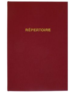 ELVE : Registre Répertoire de 300 pages - 230 x 180 mm 51062