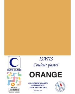 Chemise pour dossier A4 - 160 g - Orange ELVE Isatis Lot de 102