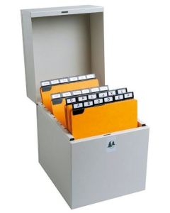 Boîte à fiches 210 x 248 mm ou 200 x 125 mm EXACOMPTA Metalib Image