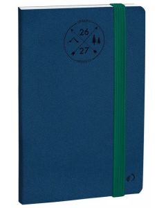 Agenda 2026/2027 Semainier - 16 x 24 cm - Bleu Denim QUO VADIS 24 SD Image couverture