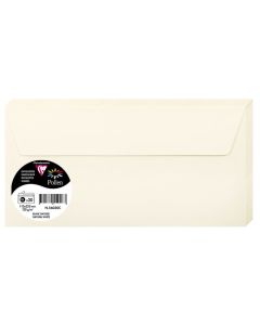 Enveloppes - DL 110 x 220 mm - Blanc naturel POLLEN Lot de 20