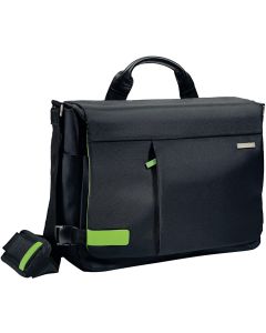 Sacoche pour PC portable - 15,6 pouces - Noir : LEITZ Messenger Smart Traveller Visuel