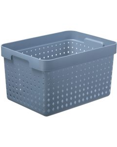 Bac de rangement pour Tiroir - 158 x 118 x 73 mm - Bleu NHG Seoul Organizer L