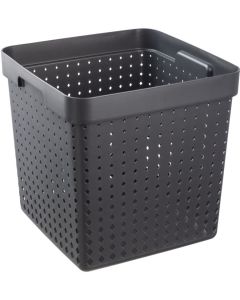 Bac de rangement - 296 x 296 x 296 mm - Noir NHG Seoul Basket XL
