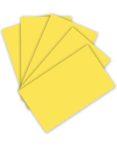 Feuilles de couleur A4 - 210 x 297 mm - Jaune citron : FOLIA Visuel