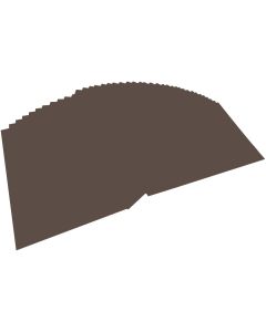 Feuilles de couleur A4 - 210 x 297 mm - Marron foncé : FOLIA Visuel