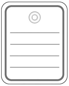 Etiquettes de prix à trou - 48 x 65 mm - Blanc HERMA Lot de 1000 