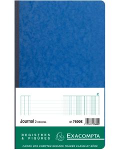 EXACOMPTA 7600E : Journal comptable - 320 x 195 mm Registre