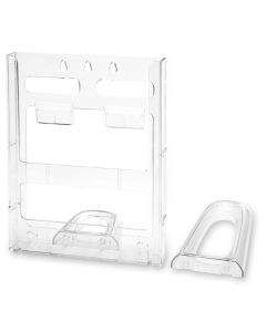 Porte-brochures à dos plat - 1 compartiment - A5 portrait DEFLECTO