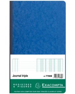 EXACOMPTA: Registre - Journal triple  7780E