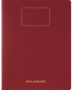 Carnet de Notes Ligné - 217 x 280 mm - Couverture Carton Rouge Student MOLESKINE