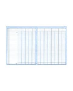 ELVE 83131 Registre Journal comptable de 13 colonnes sur 2 pages - 320 x 250 mm Tracé