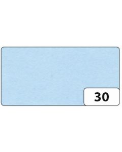 Papier Transparent - Bleu clair - 505 x 700 mm : FOLIA Visuel
