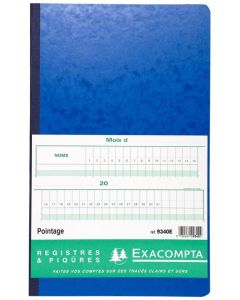 Registre de Pointage EXACOMPTA 9340E