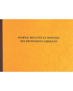 EXACOMPTA 9620 Journal des Recettes Dépenses Professions libérales Registre 