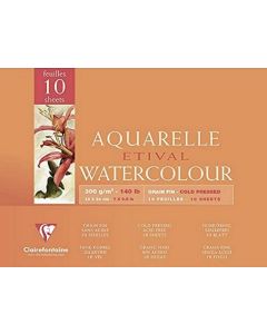 Bloc aquarelle - 180 x 240 mm - Lot de 4 : CLAIREFONTAINE Etival Watercolour image
