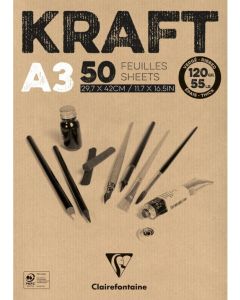 Bloc spiralé de 30 feuilles - Papier à dessin à Grain - A5 CLAIREFONTAINE