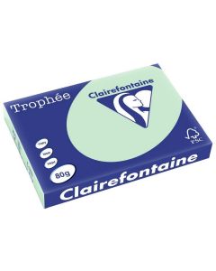 Ramette de papier Trophée de 500 feuilles A3 - Vert menthe : CLAIREFONTAINE Visuel