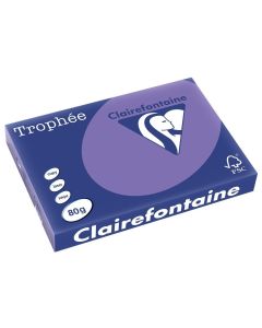 Ramette de papier Trophée de 500 feuilles A3 - Violine : CLAIREFONTAINE Image