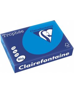 Ramette de papier Trophée de 500 feuilles A4 - Bleu Turquoise : CLAIREFONTAINE Visuel
